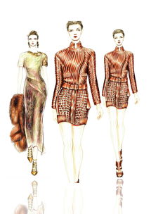 野生國際 國慶 周末班 馬克筆服裝效果圖綜合技法 marker illustration 精品課程,火熱預(yù)約報名中