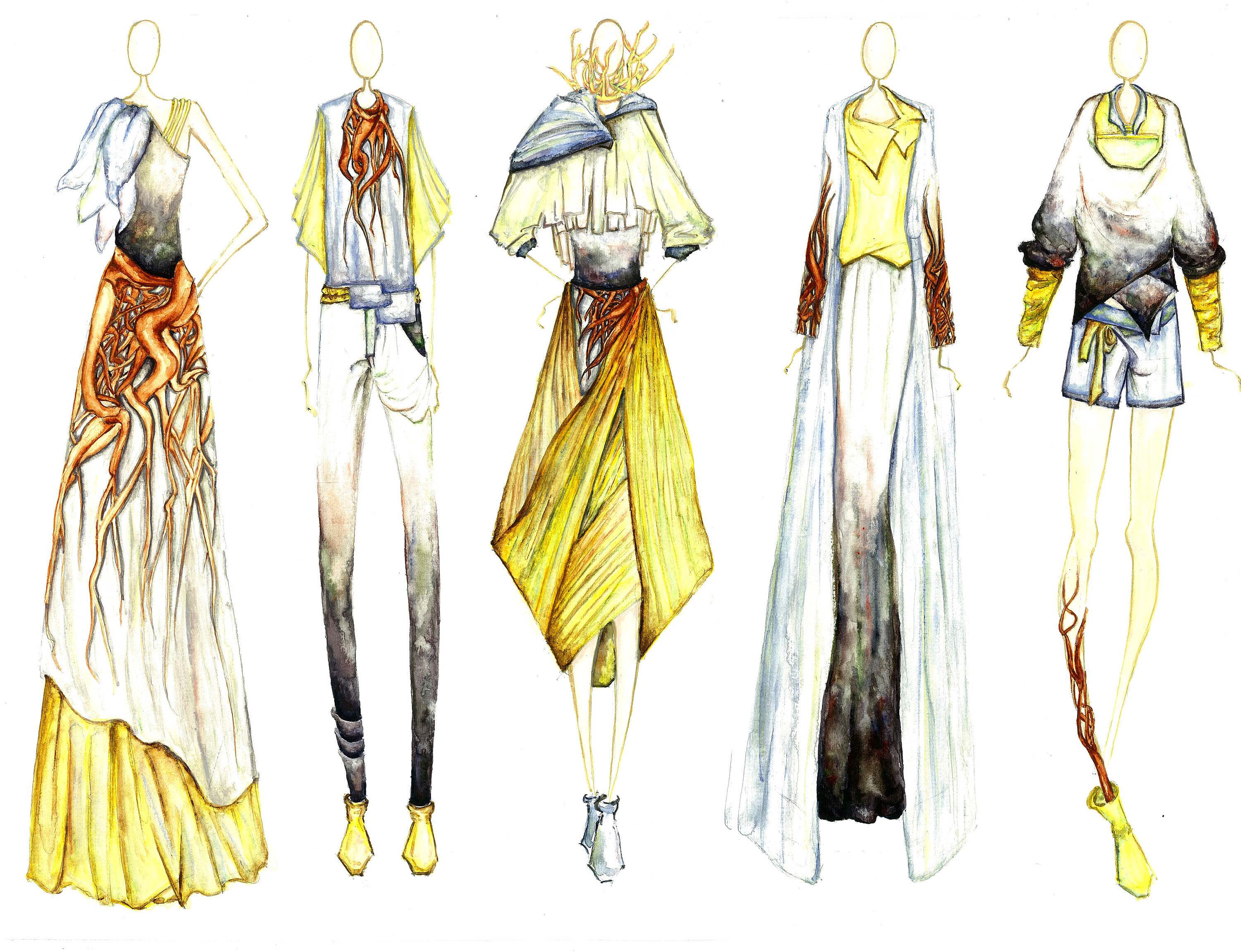 服裝設計效果圖|服裝|休閑/流行服飾|未央chun 