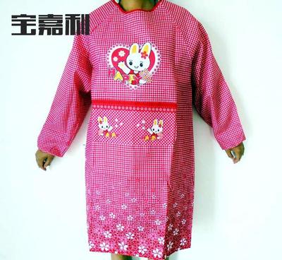 【廠家現(xiàn)貨 廚房家居成人罩衣 桃皮絨反穿成人罩衣 來圖來樣定做】價格_廠家_圖片